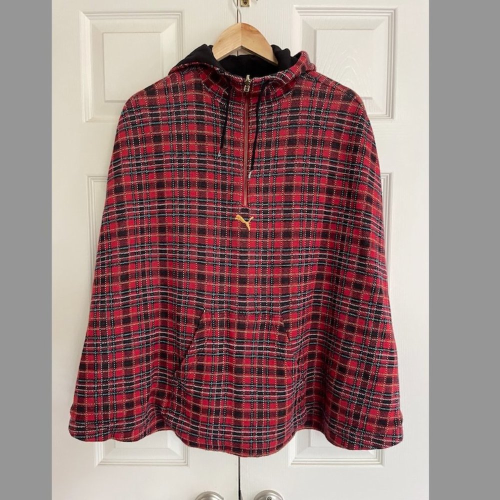 Reversible Puma Hooded Poncho US Women Medium